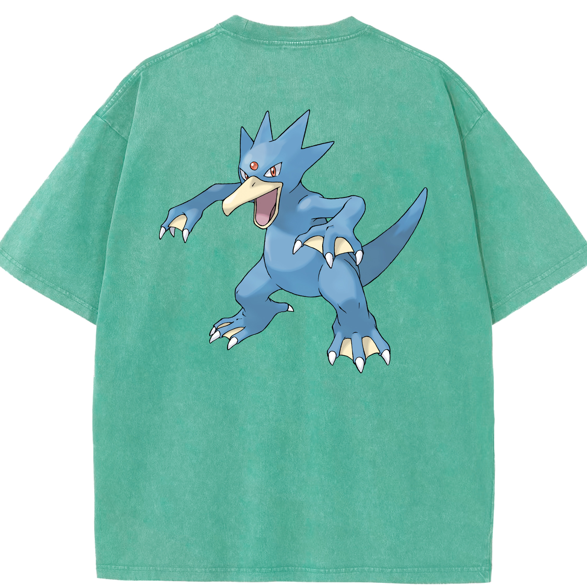 （画像用） ポケットモンスター Pokémon 綿100% ヴィンテージ風 半袖Tシャツ（背面プリント）
